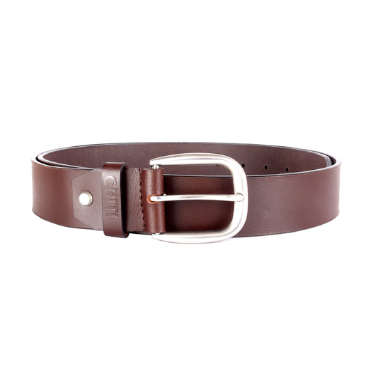 Vintage Brown Leather Belt - Chiti